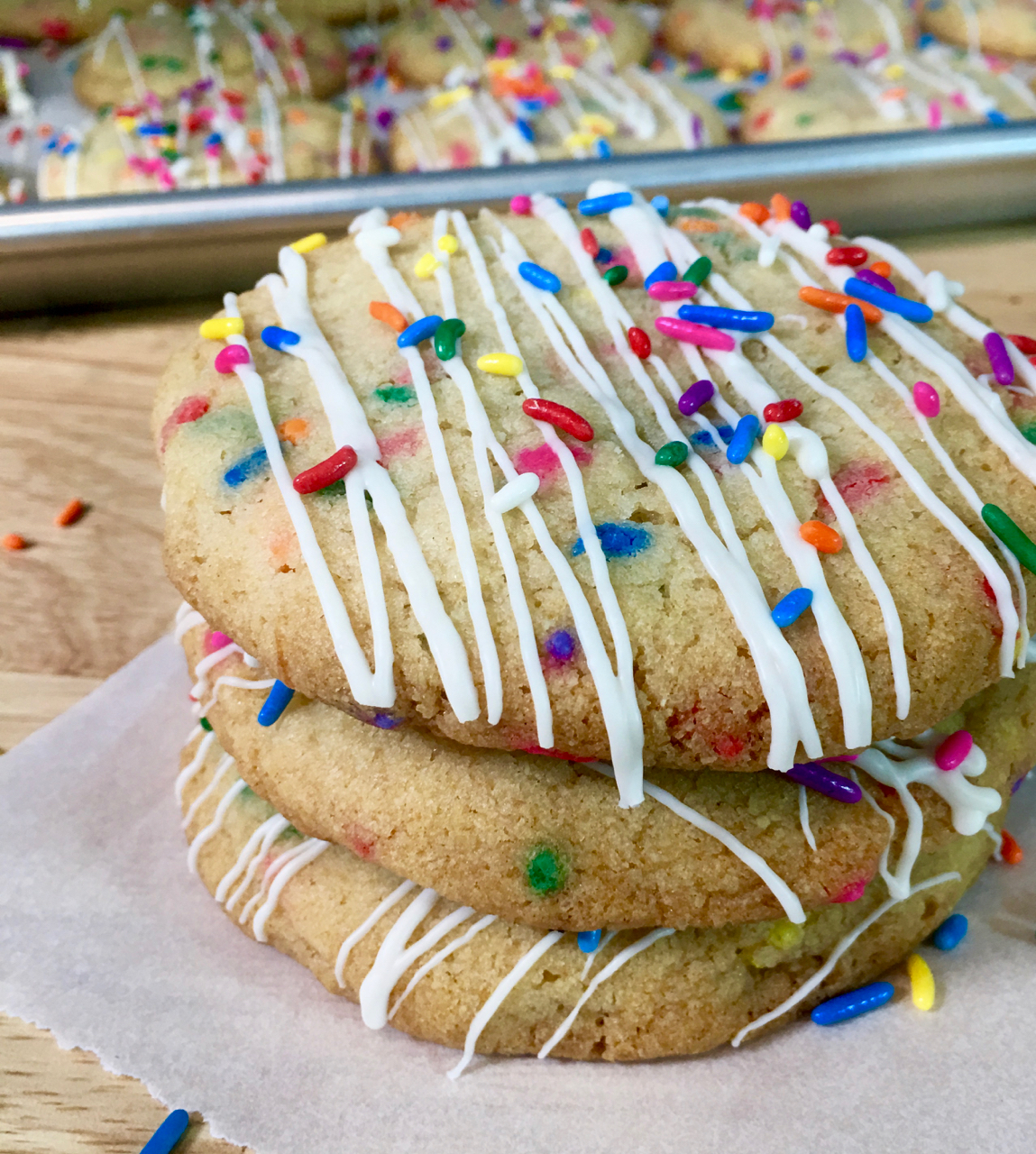 Birthday Cake Cookies